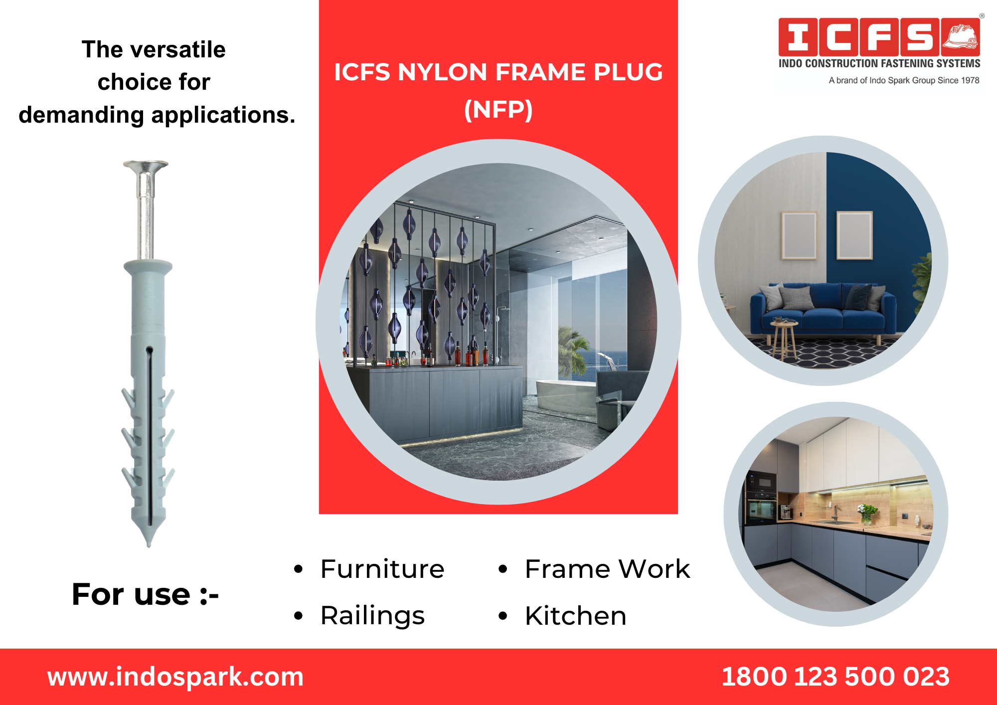 ICFS Nylon Frame Plug (NFP)